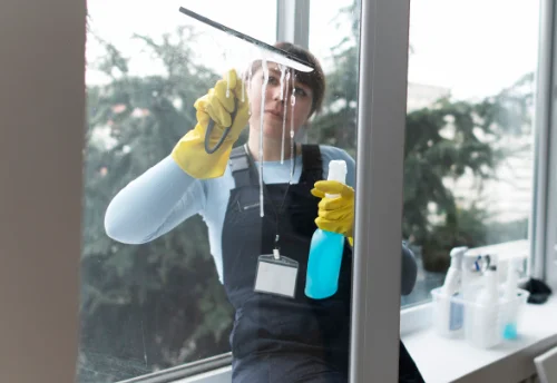 Nettoyage de vitres intérieures et extérieures à Breuil-Bois-Robert